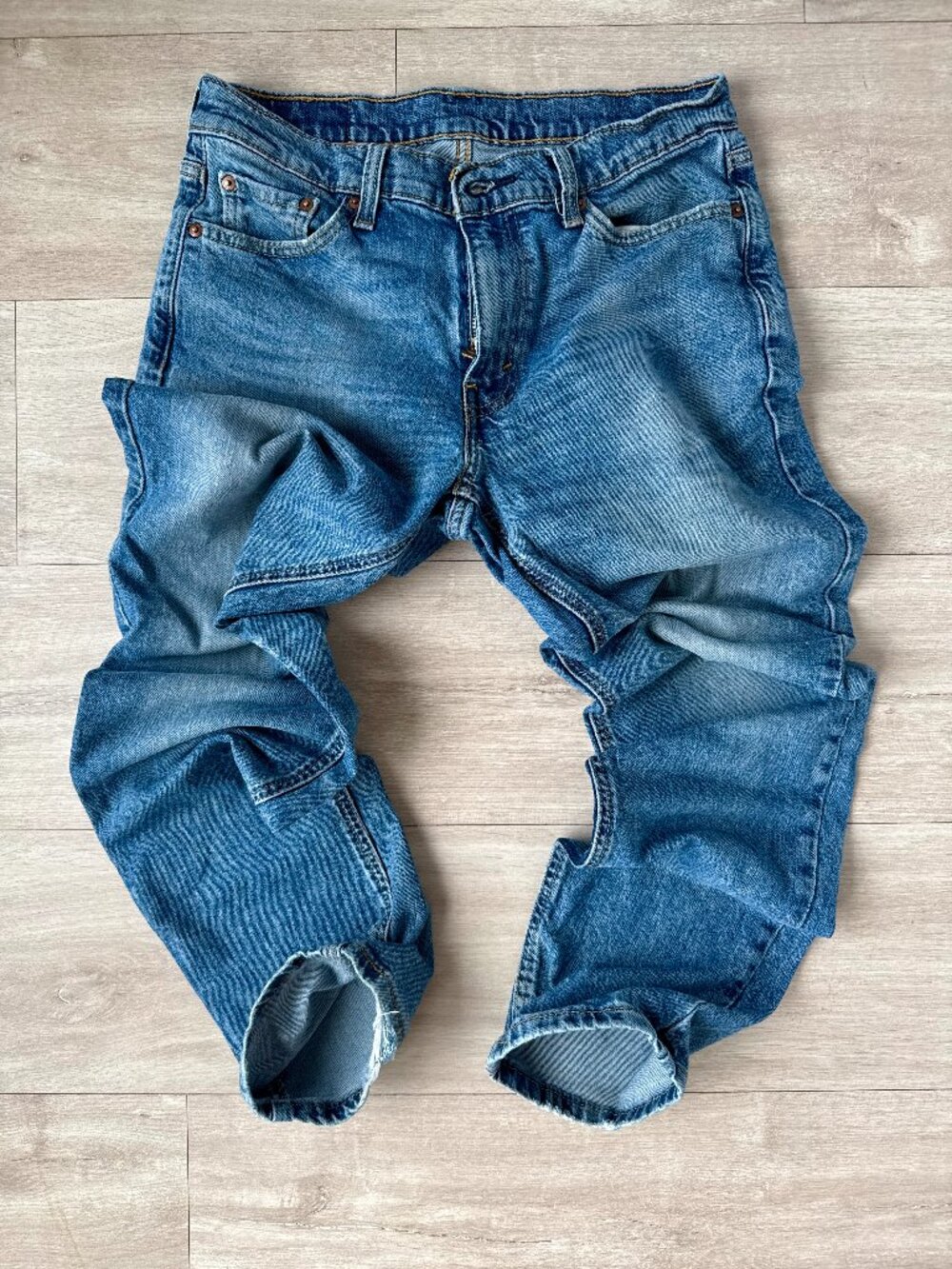 Levi's 541 Athletic Taper Jeans Cotton Blend Medium Wash 30x32